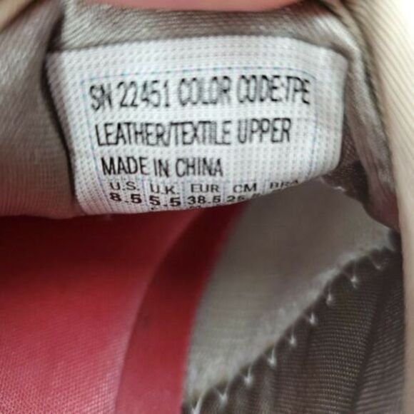 Skechers‎ Relaxed Fit Womens 8.5 Memory Foam Tan Pink Slip On Shoes 22451 - Picture 7 of 7